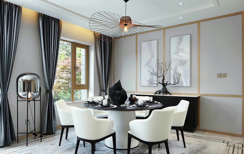 定制鋁包木門窗實(shí)拍