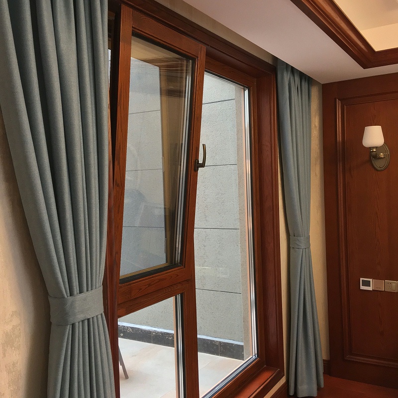 隔音鋁包木門窗實(shí)拍