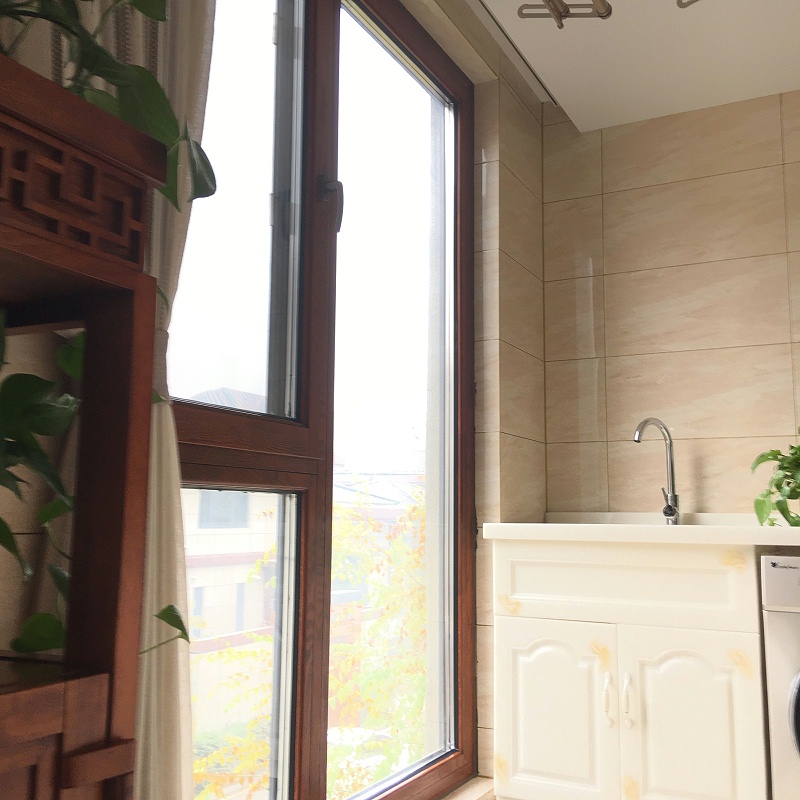 定制隔音鋁包木門窗實拍