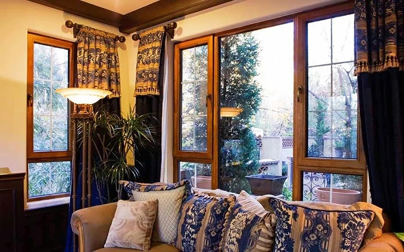 定制鋁包木門窗實拍