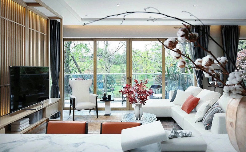 鋁包木門窗情景展示